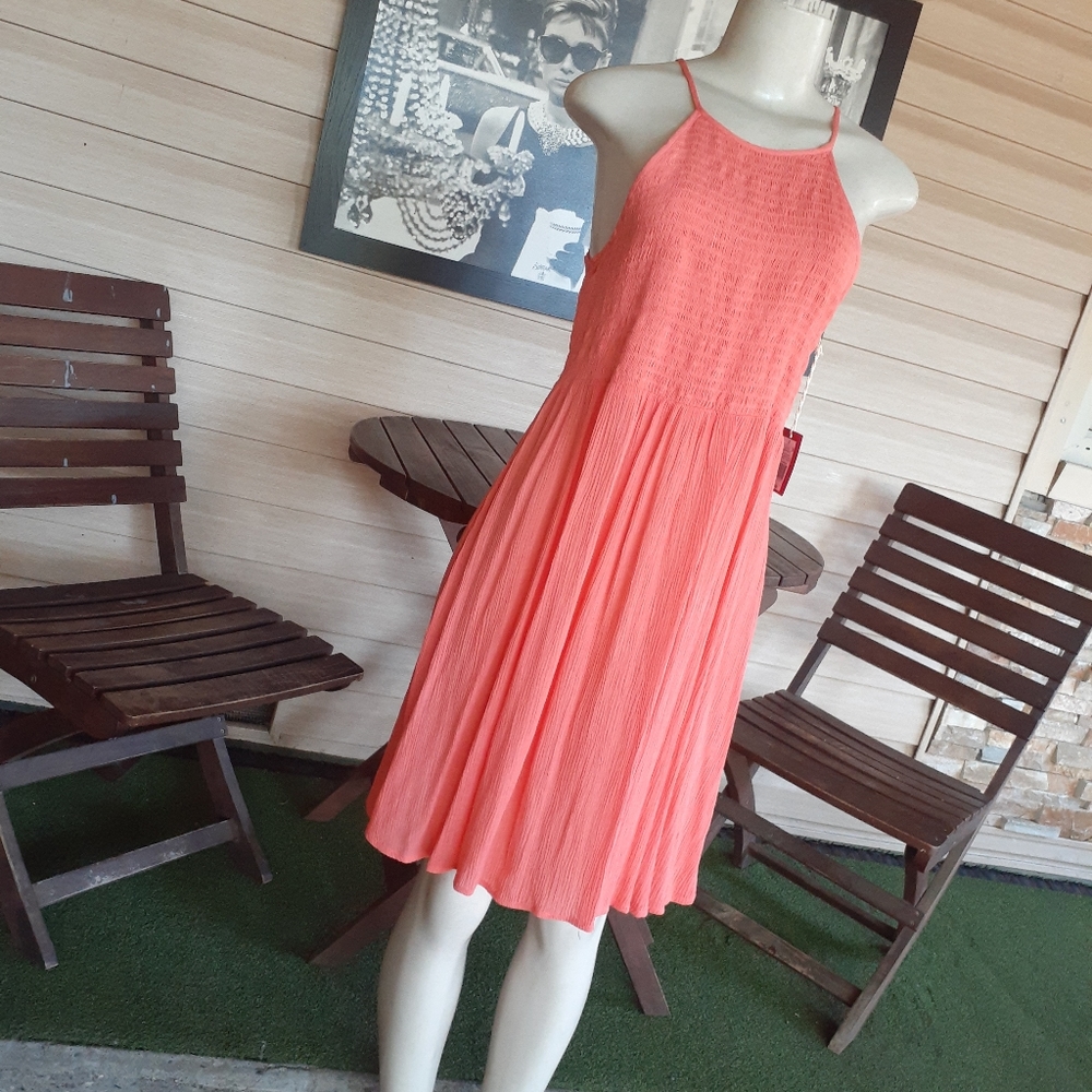 NWT Mossimo A-Line Sunbeam Pink Dress Small